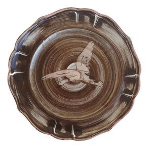 Santa Anita Ware Plate, California Pottery, Vreni Santa Anita Pottery